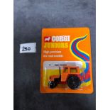 Corgi Juniors #4 Zetor 5511 Tractor Mint On Firm Bubble Card