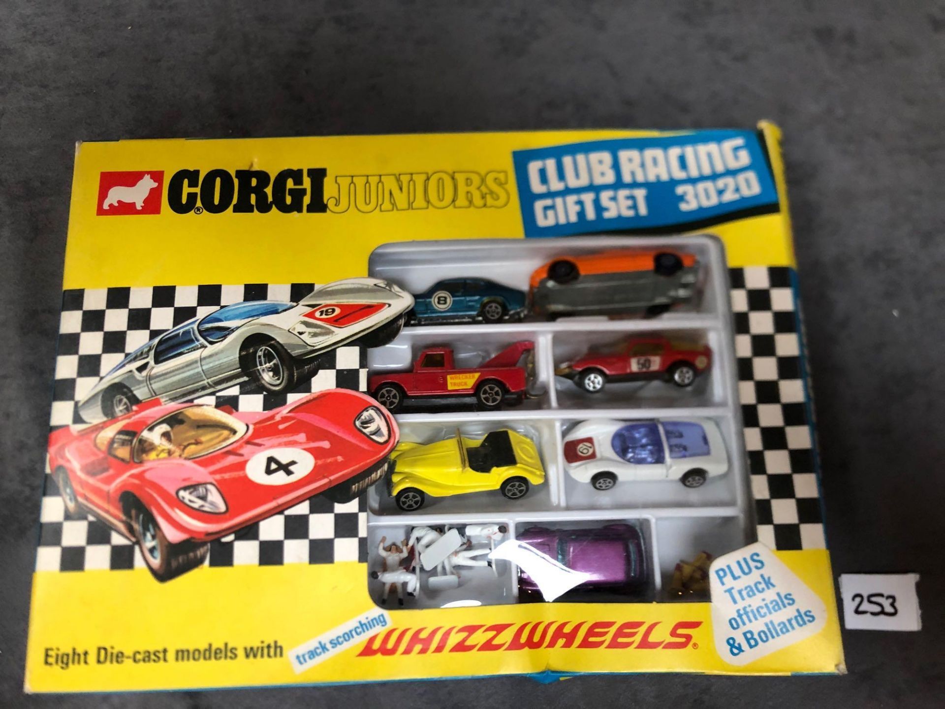 Corgi Juniors Gift Set #3020 Club Racing A Rare Find This Desirable Club Racing Gift Set Comprises