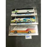 3x Boxed Rietze Auto Modelle Coach/Bus 1/87 Scale Model Boxed