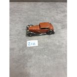 Dinky #36c Humber Vogue Saloon 1948-50 In Brown Black Excellent Model Some Chipping Unboxed