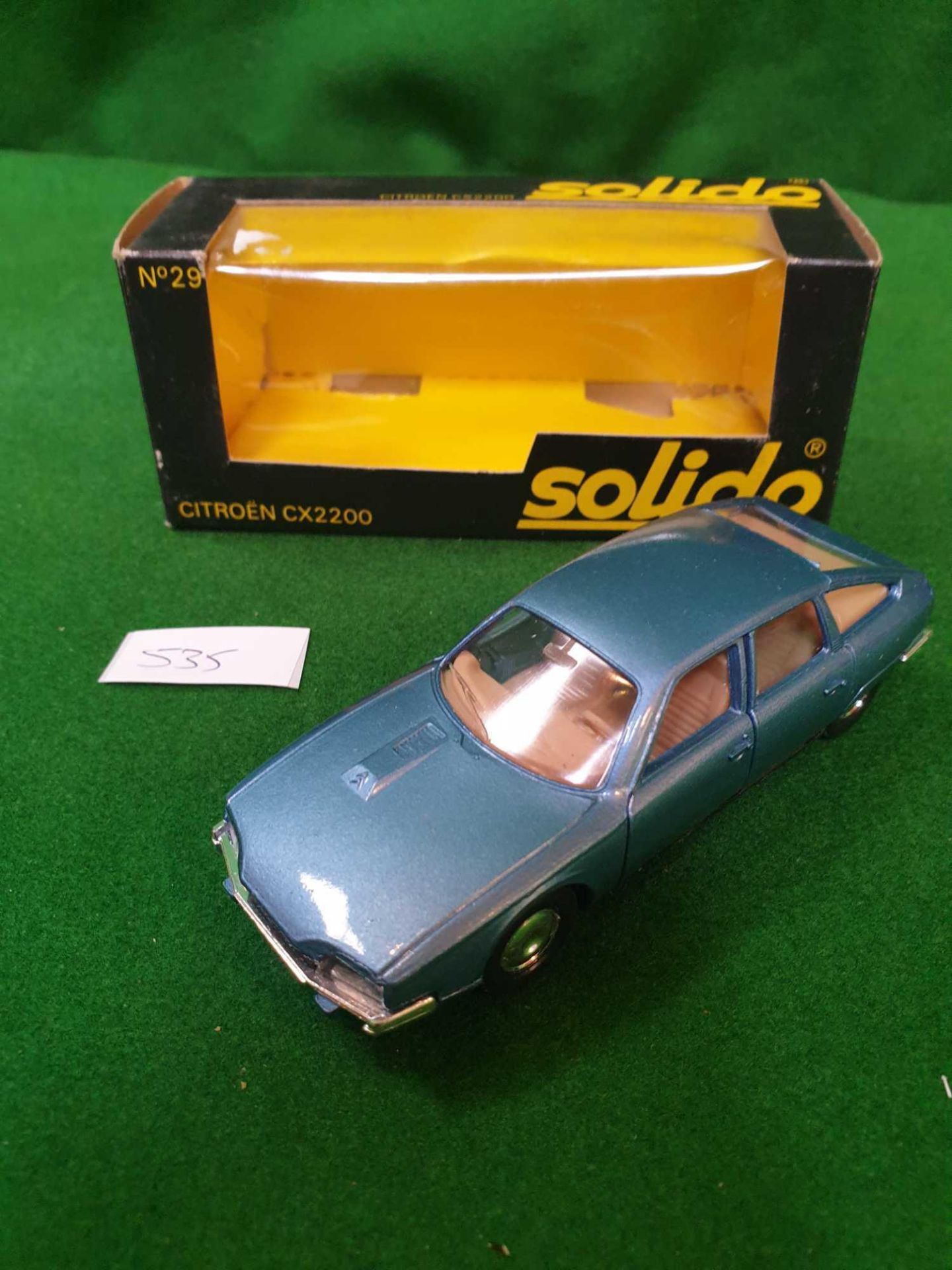 Solido #29 Citroen CX2200 Metallic Blue Virtually Mint To Mint Model In A Good Box