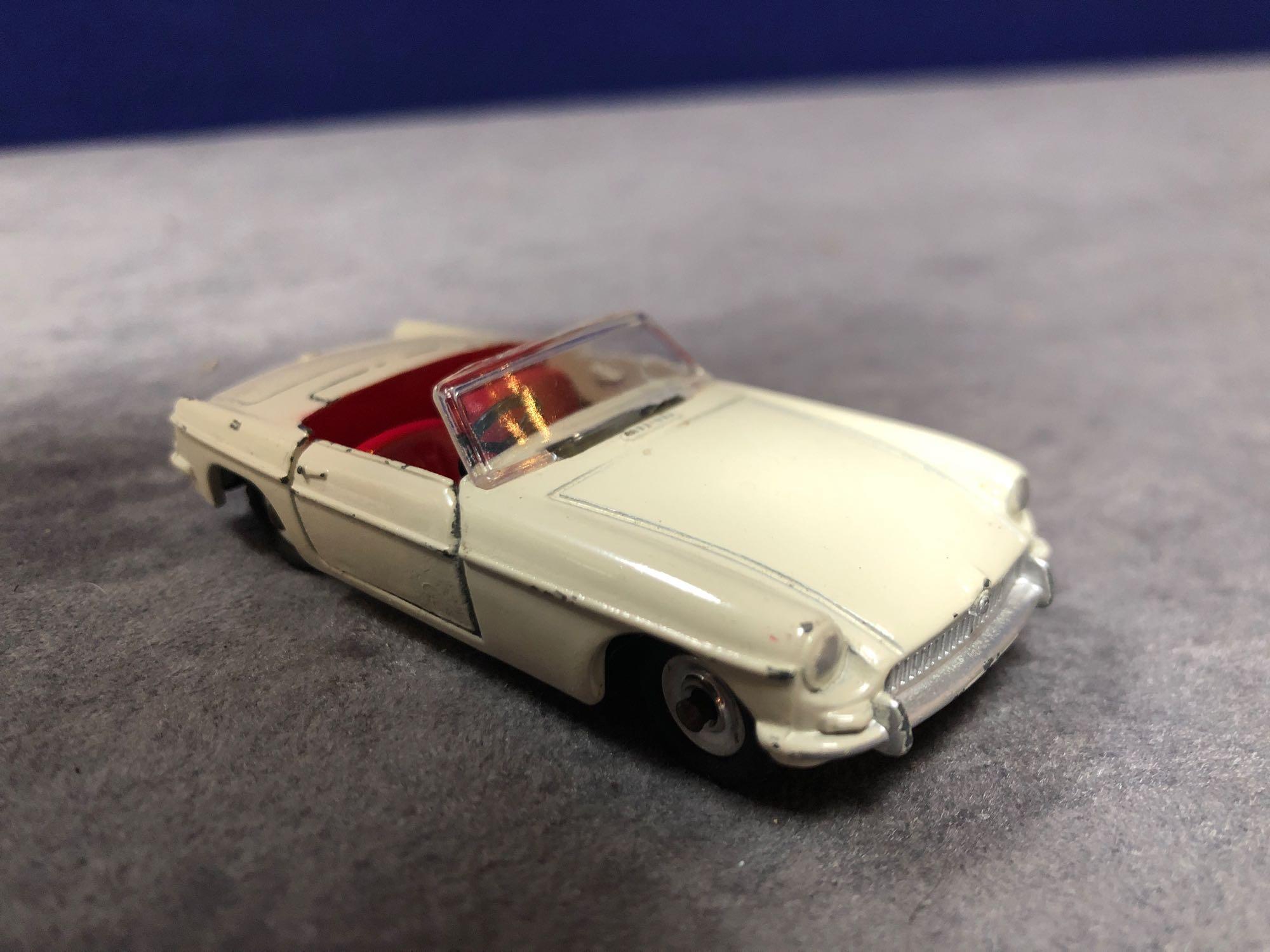 Dinky #113 MGB Cream Red Interior 1962-1968 Unboxed Missing Driver Very Good Model Some Wear But - Image 2 of 4