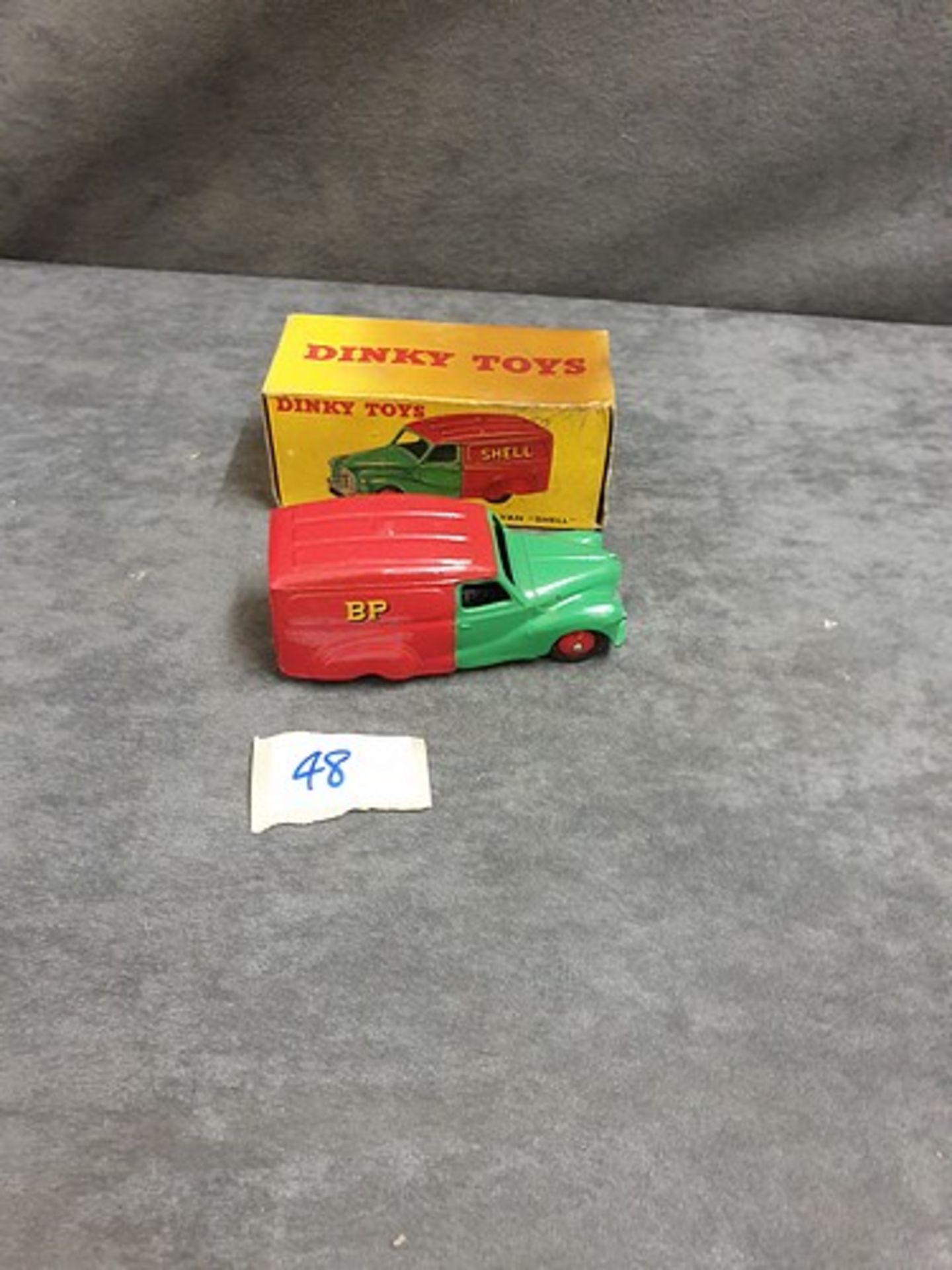 Dinky #470 Austin Van Shell Virtually Mint Model In Very Good Soiled Firm Box 1954 - 1956