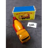 Matchbox Lesney #21d Foden Concrete Truck Yellow - Red Chassis Black Wheels Mint In Firm Type E Box