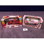 2x Burago Diecast Cars Comprising Of #4184 Burago 4184 Porsche 935 Momo - Scale 1:43 #4157 Burago