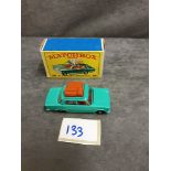 Matchbox A Lesney Product #56 Fiat 1500 In Green With A Black Numberplate And Green Bumper