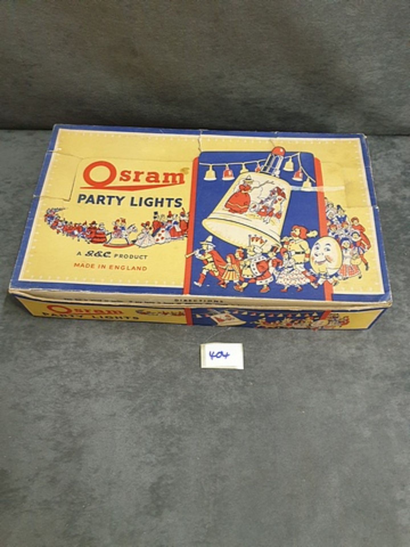 Vintage Rare Boxed Osram (GEC) Party Lights Standard Set #OS 2102 - Image 2 of 4