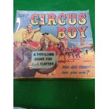 1950s Circus Boy 'As Seen On BBC TV An Ariel Game Based On The US TV Series Circus Boy Which Was