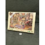 The House Of Puzzles 1000 Piece Jigsaw Puzzle - Christmas Collectors Edition No.1 Caught Napping