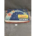 Vintage Boxed 'A G.E.C. Product' Osram Illuminated Stars Burning Star Set #OS2103 With Adglow