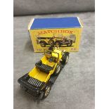 Matchbox Models Of Yesteryear Diecast #Y13 1911 Daimler In Yellow With Black Seats In Firm Box