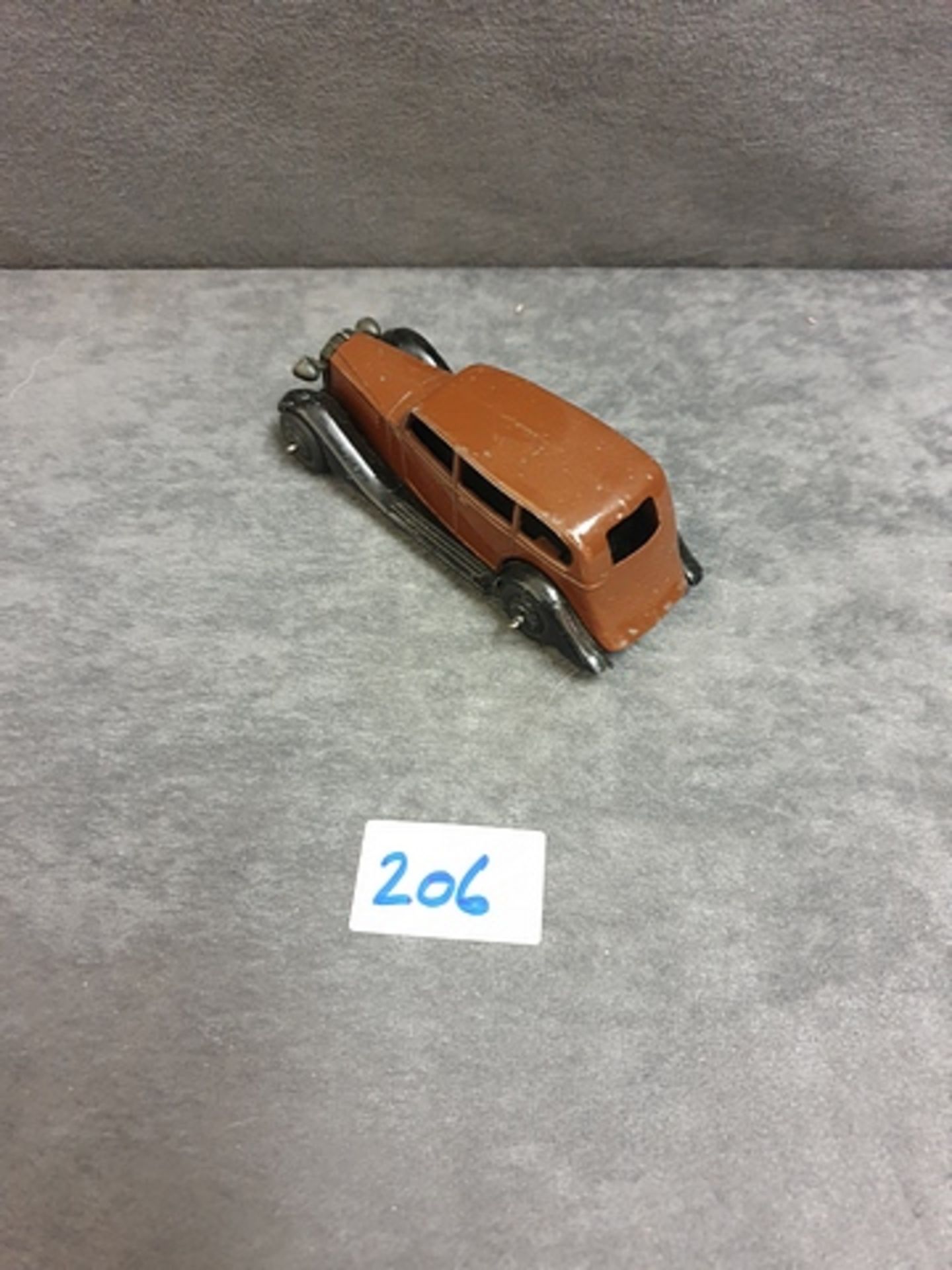 Dinky #30d Vauxhall 1946 In Brown Black Excellent Model Some Chipping Unboxed - Image 3 of 3