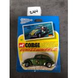 Corgi Juniors #17 VW 1300 Beetle Mint On Bubble Card