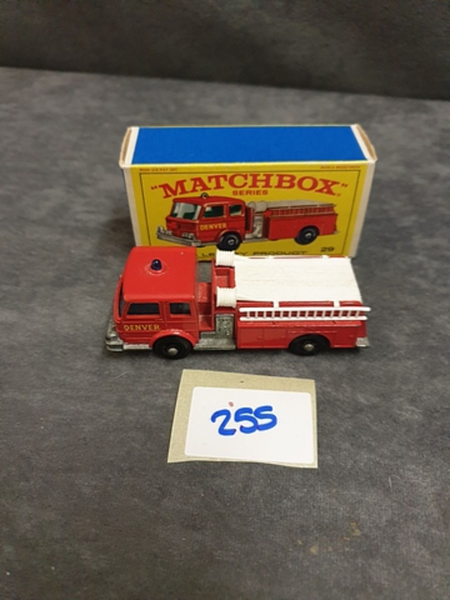 Matchbox Lesney Diecast #29C Fire Pumper Truck 1966 To 1970 Mint Model In Crisp E Type Box - Image 2 of 4