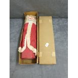 Vintage Boxed Sharps Fancy Goods Novelty Crepe Father Christmas