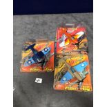 Tootsie Toys (USA) Diecast Flight Time 3 X Various Aeroplanes All In Original Bubble Packaging