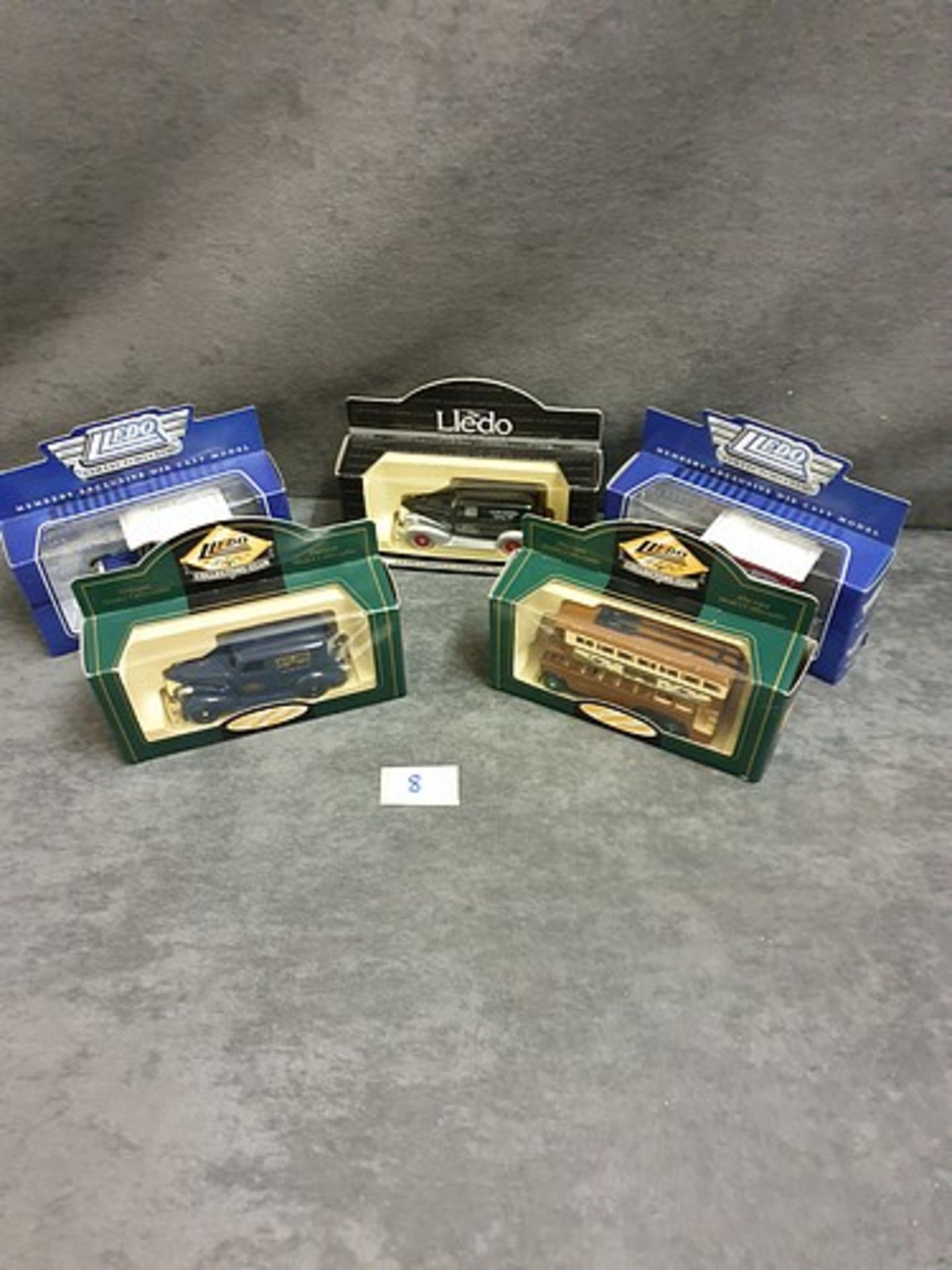 5x Lledo Diecast Vehicles Individually Boxed Advertising Lledo Days Gone.