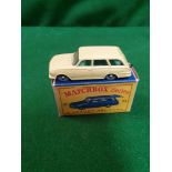 Matchbox Lesney Series #38b Vauxhall Victor Estate Car Yellow With Green Interior Rare Model Mint