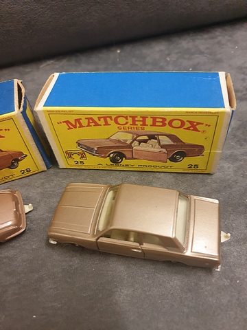 4X Matchbox A Lesney Product # MATCHBOX 25 FORD CORTINA1968. In Light Brown And Silver Base With - Image 8 of 8