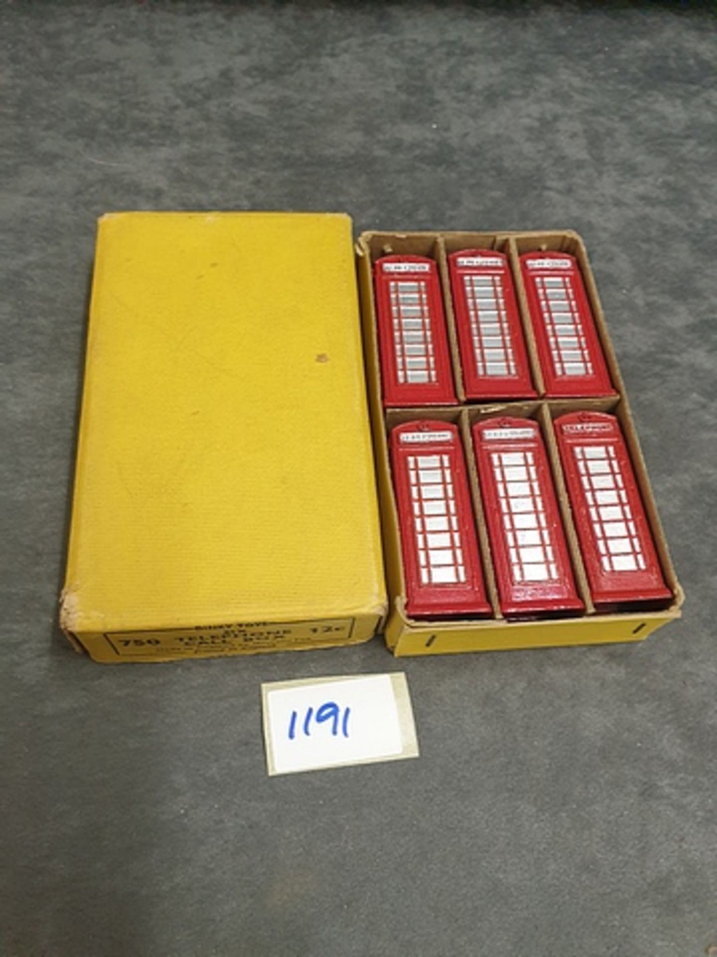 Shop Stock A Set Of 6 Dinky #750 Telephone Call Box In Box - Image 2 of 3