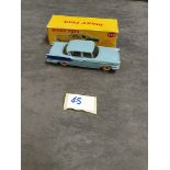Dinky #179 Studebaker President Sedan In Two Tone Blue With White Wheels Nr Mint Model In Firm Box