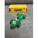 Dinky #239 Vanwell Racing Car Mint Model In Fair Solid Box Missing 2 Inner Tabs On One End 1962-