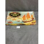 J L Randall Ltd Merit 1955 Scale Model Kit #4910 Chinese Junk With Instructions In Original Box