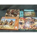 4x Jigsaws Comprising Of 1x Jumbo 1500 Piece 1x Falcon Legends Of The West 1000 Piece Tower Press