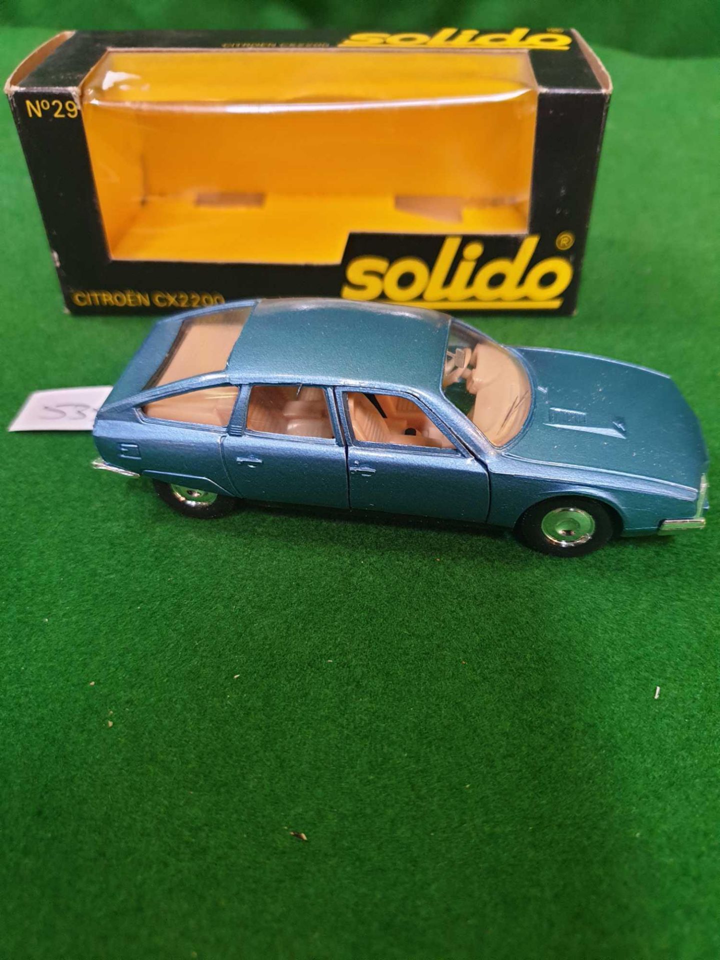 Solido #29 Citroen CX2200 Metallic Blue Virtually Mint To Mint Model In A Good Box - Image 3 of 4