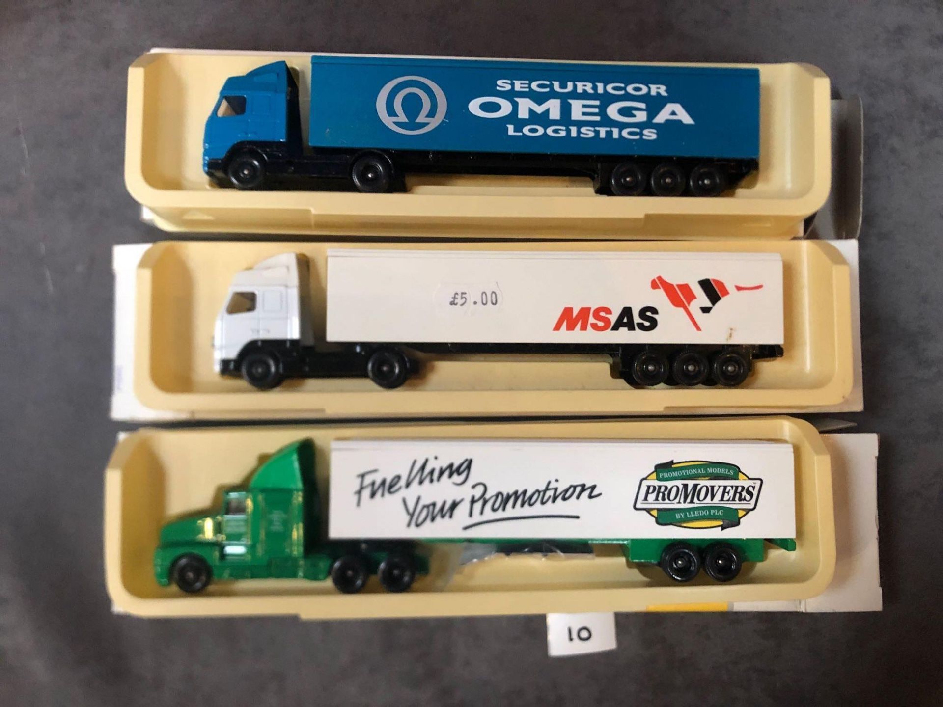 3x Lledo Pro Mover Diecast Trucks Comprising Of #Lledo Promotional Models PM119-20A - Promovers