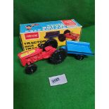 Lone Star Farm King Tractor And Trailer Major Series No.1258 With Inner Packaging In Box