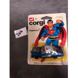 Corgi Juniors #17 Superman Buick Regal Metropolis Police Car Mint On Opened Good Bubble Card