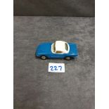 Corgi Diecast #318 Lotus Elan S2 Blue Metallic With White Roof 1965-1967 Some Chipping Unboxed