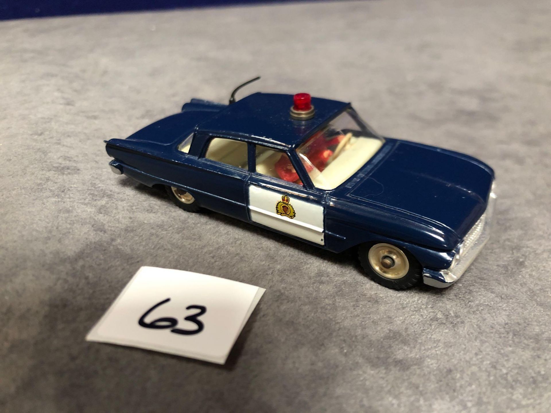 Dinky #264 Ford Fairlane Patrol Car Unboxed Superb Mint Model Deserving Of A Box 1962-1968