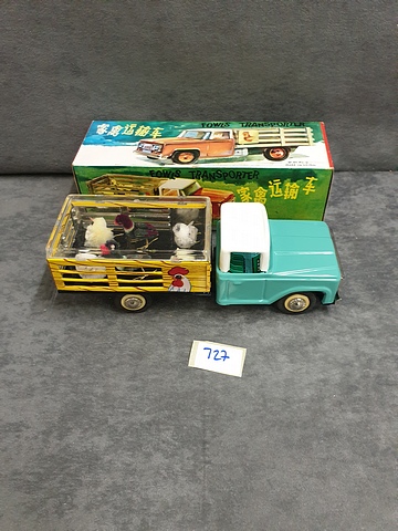 Friction Powered 1970's Rare #MF985 Fowls Transporter Truck In Original Box