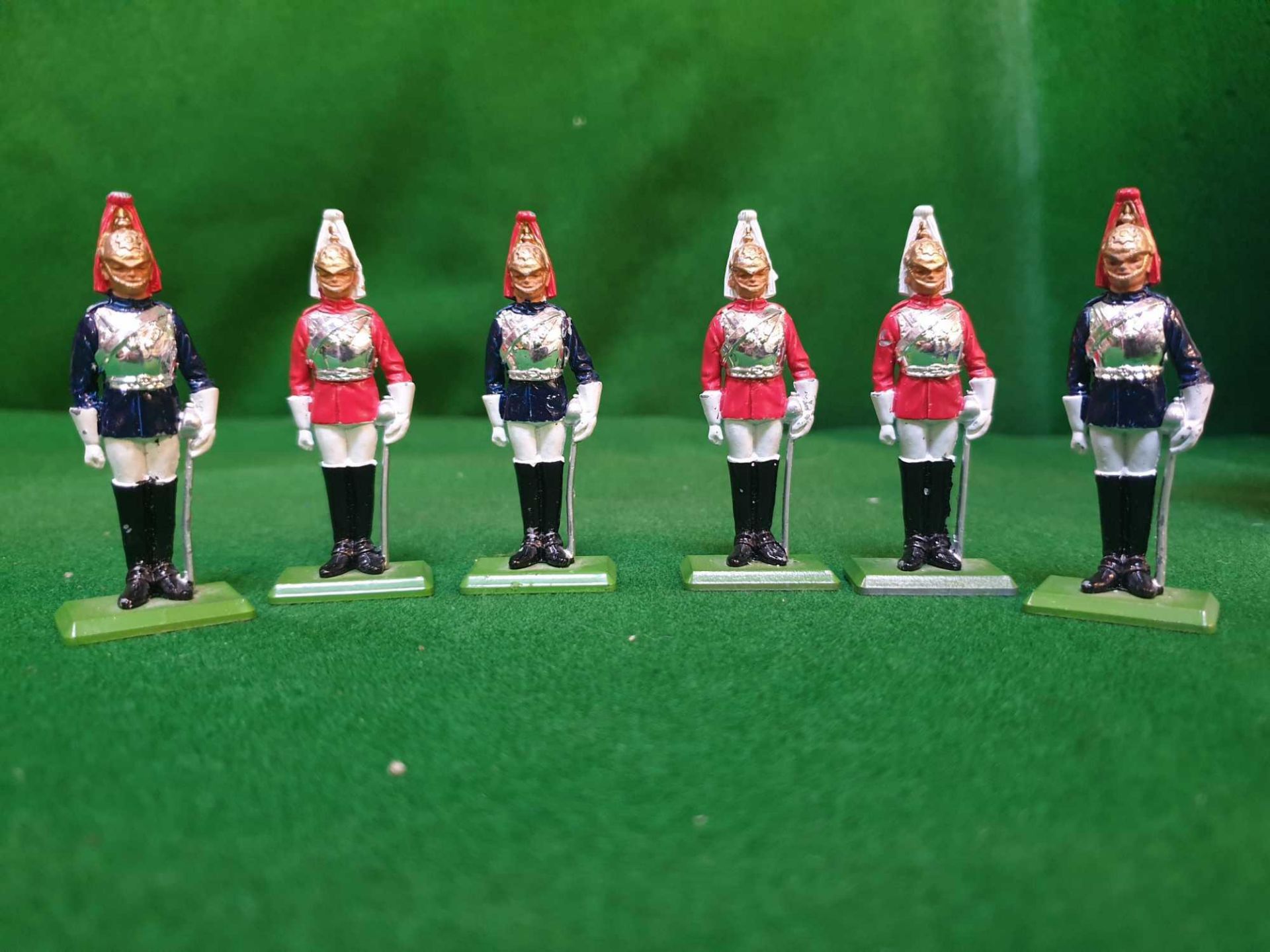 6 X W Britains 1973 Life Guard Figures The Life Guards Is The Senior Regiment Of The British Army