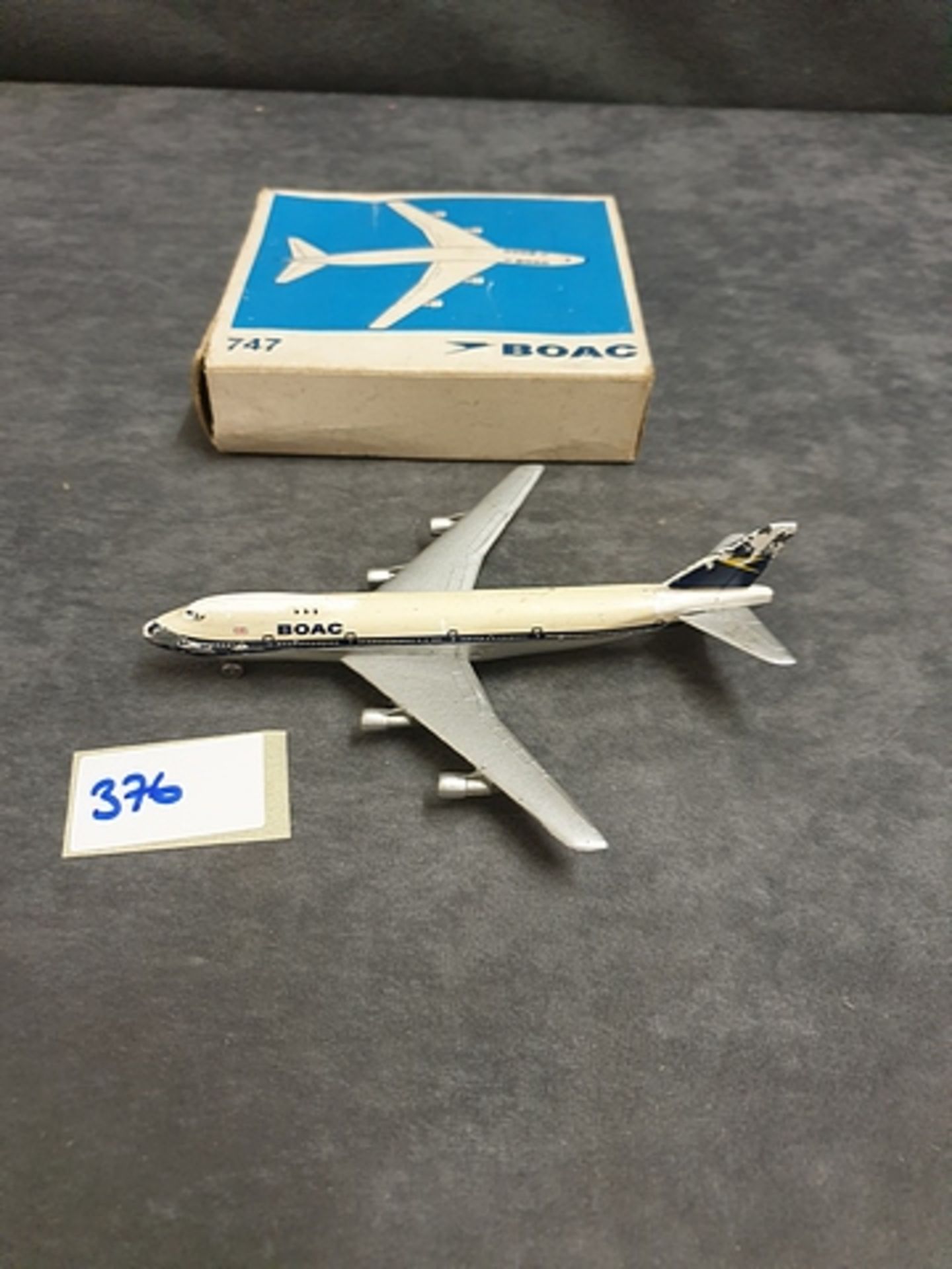 Schuco #335793 BOAC Boeing 747 In Original Box 1/600 scale