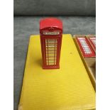 Shop Stock A Set Of 6 Dinky #750 Telephone Call Box In Box