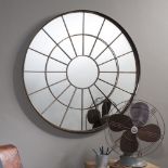 Battersea Mirror Large 100cm An industrial mirror is a great way to style up a modern home. Chic,