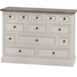 The Studley Collection 13 Drawer Chest This sturdy and weighty 13 drawer chest is part of the