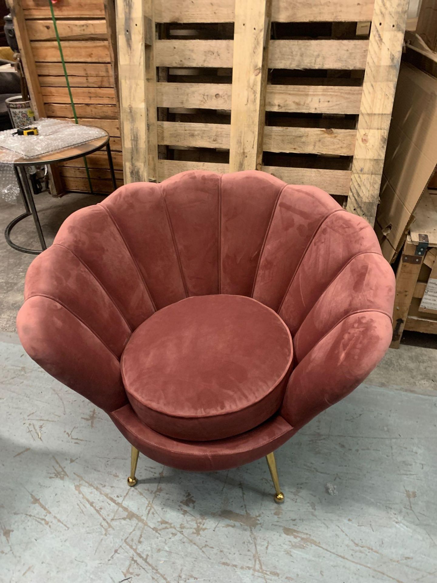 Rivello Armchair Pink W930 x D800 x H780mm - Image 3 of 4