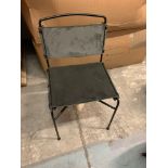 Grey Campaign Chair