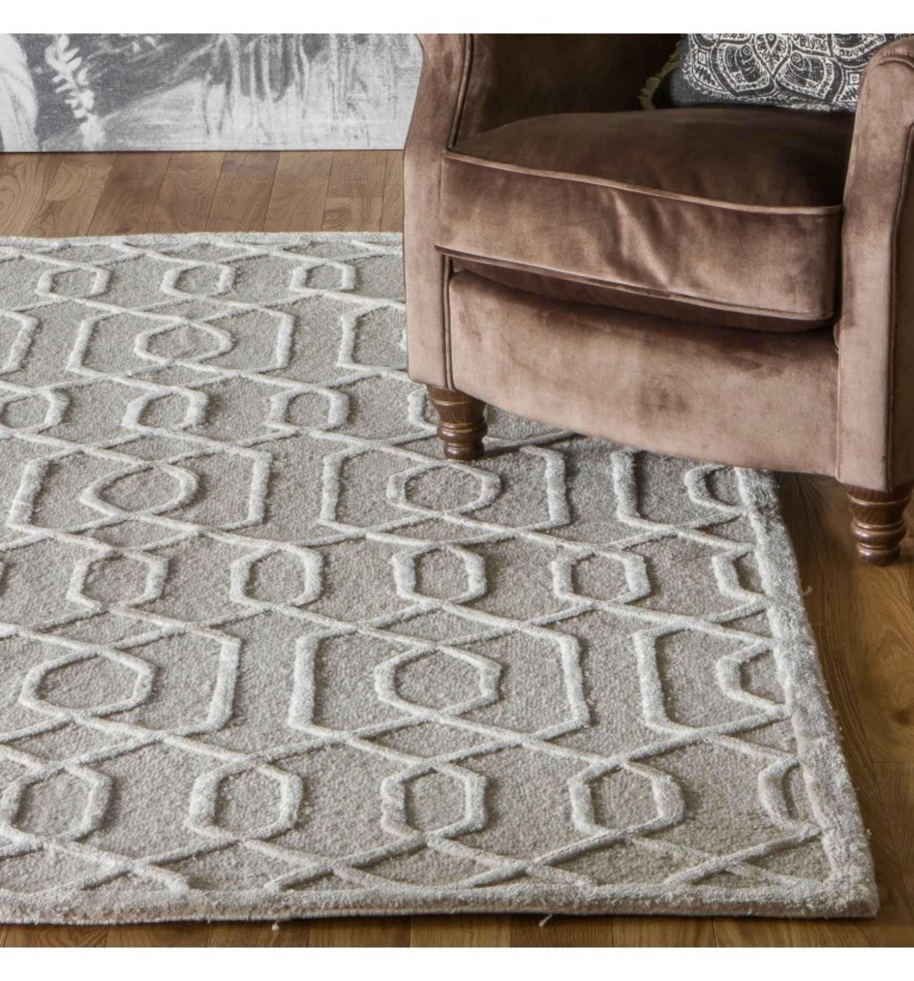 Rosefield Rug Natural Modern and elegant, this natural coloured rug is the perfect understated