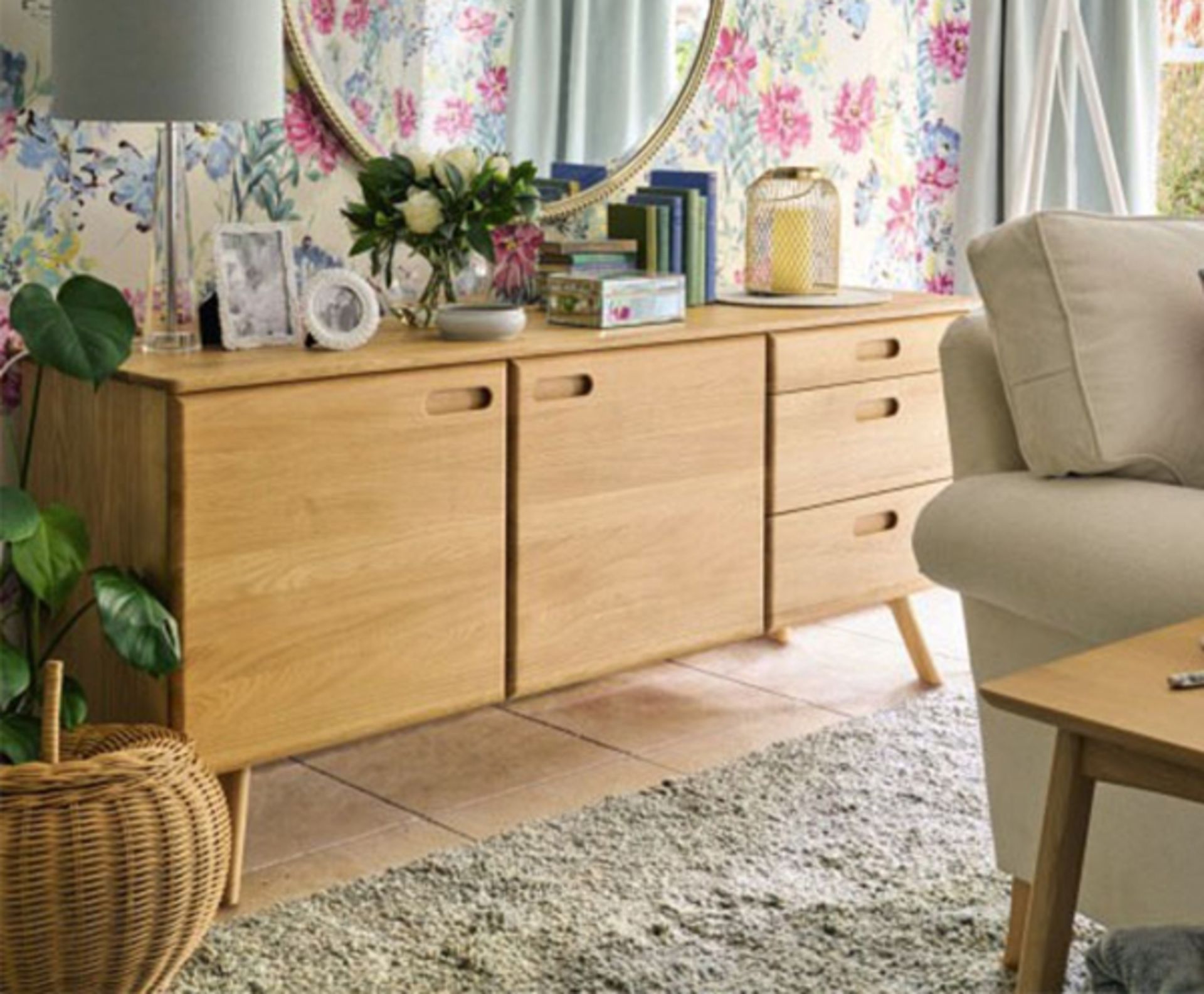 Laura Ashley Hazlemere 2 Door 3 Drawer Sideboard Taking Inspiration From The Iconic Furniture