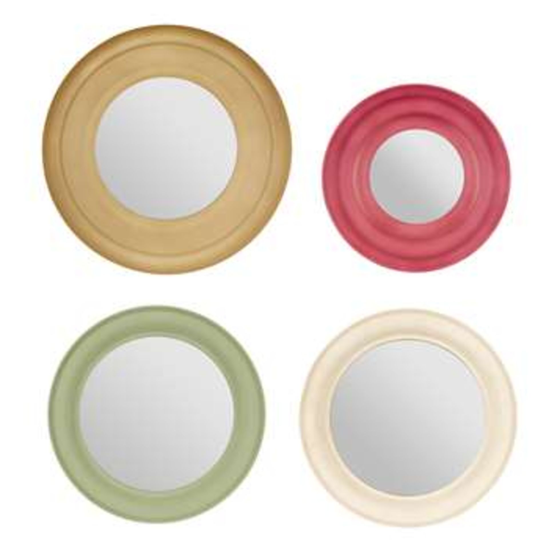 Laura Ashley Haddon Mirrors a set of 4 x vibrant mirrors simply stunning when added as an accent