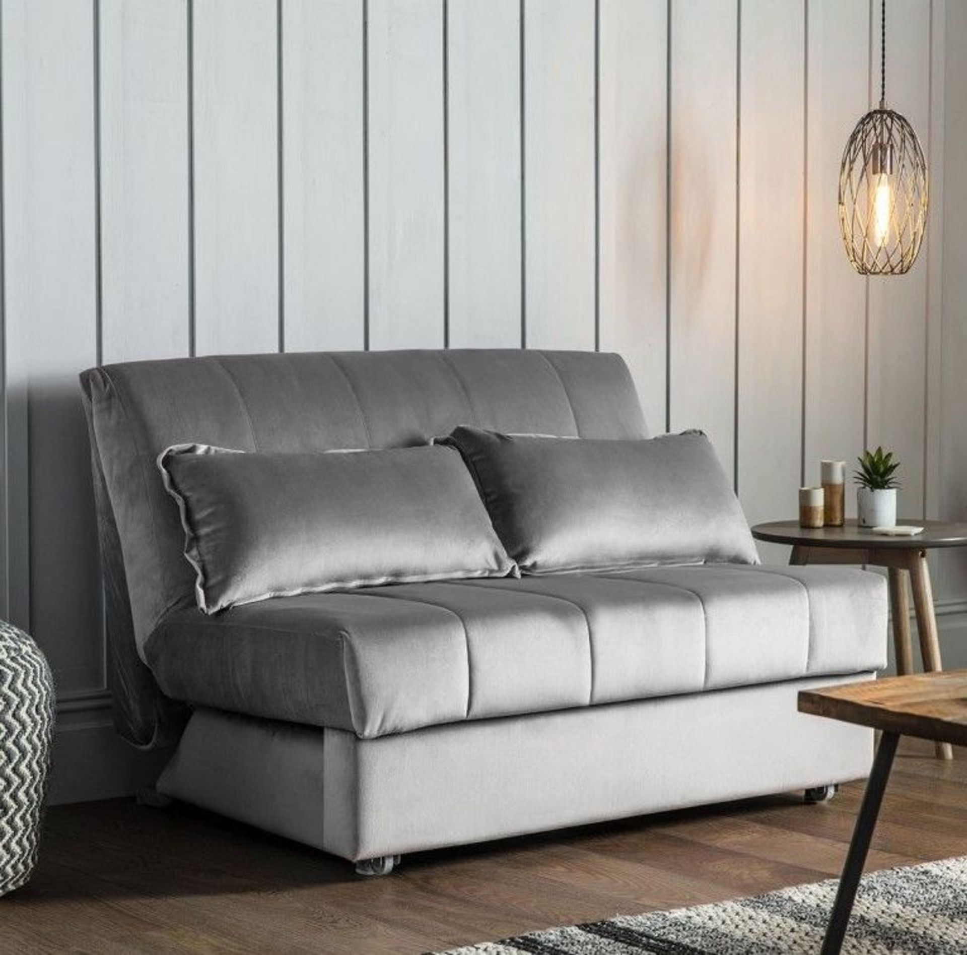 Metz Sofa 140cm Monza Steel Upholstered The Metz collection is ideal even for smaller spaces,