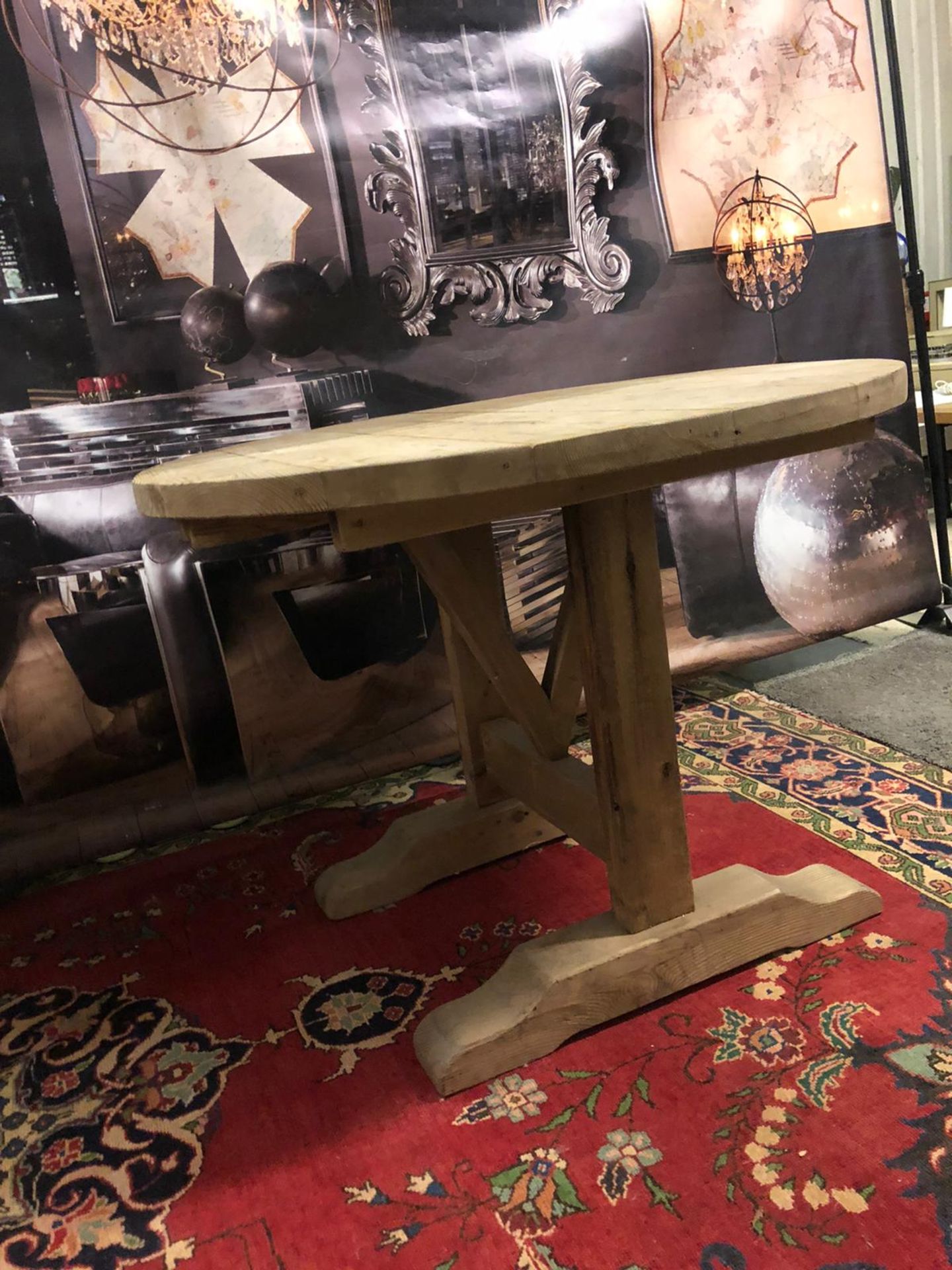 Timothy Oulton Salvage Wood Wine Table not only looks amazing, it is unique too. Thanks to the - Image 3 of 5