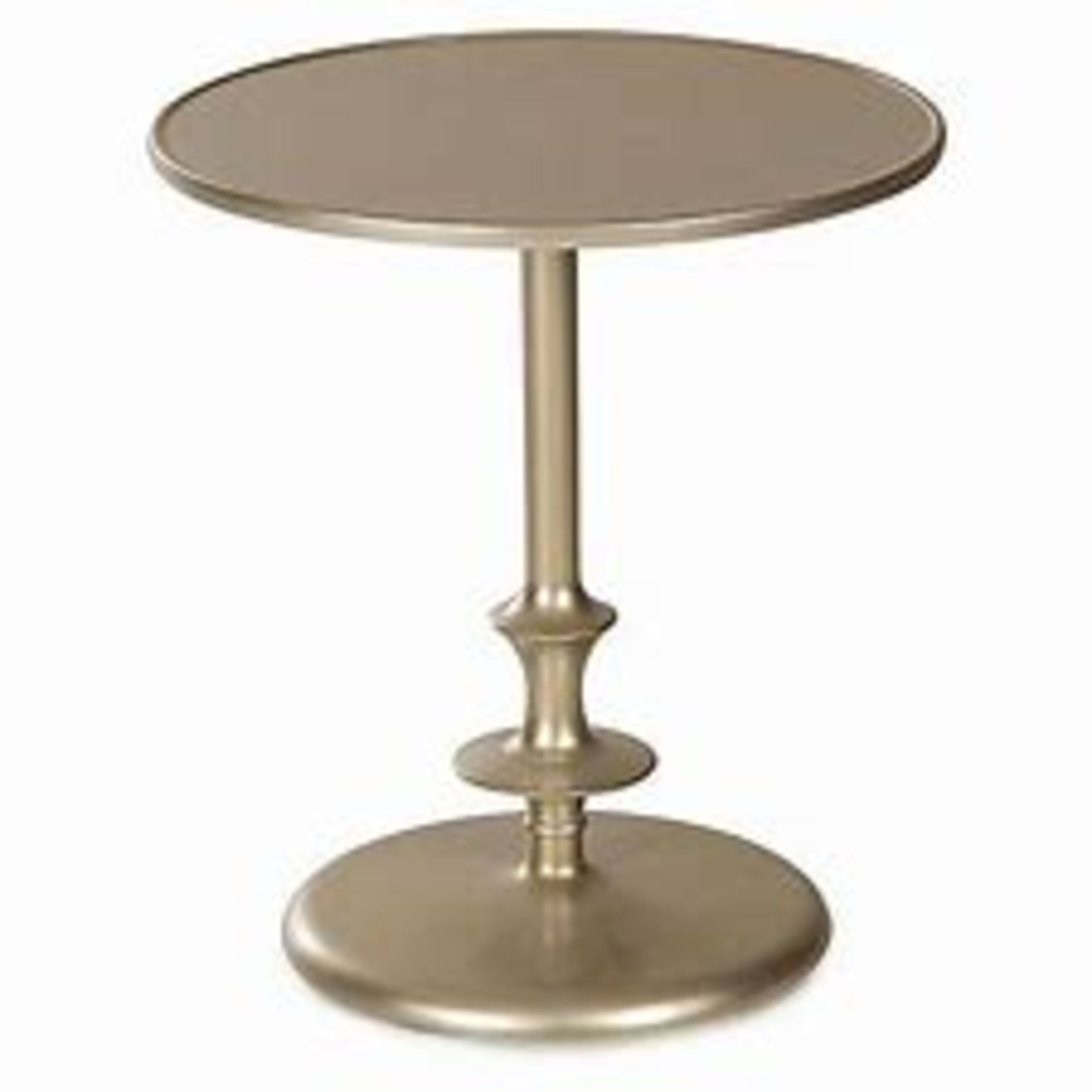 Knighstbridge Silver Leaf Colton Side Table