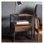 A Pair of Balham Smoked Side Tables This fabulous solid oak side table will add a sense of