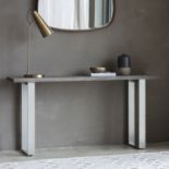 Huntington Console Table Grey is a fabulous new table for this season. With its stylish metal legs